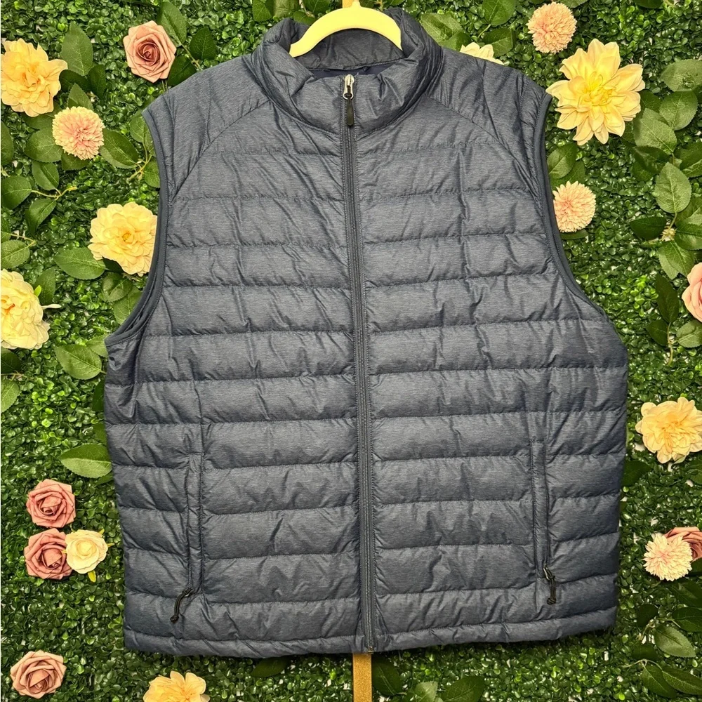 Men's Classic Navy Blue Puffer Vest